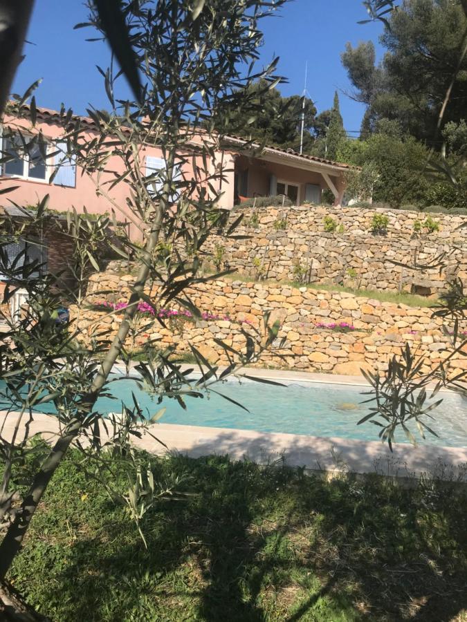 Hauteurs De Toulon : Charmant Studio Piscine エクステリア 写真